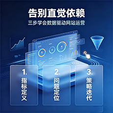 梁子湖建站-告别直觉依赖：三步学会数据驱动网站运营