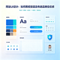 鄂州建站-网站UI设计：如何用视觉语言传递品牌信任感