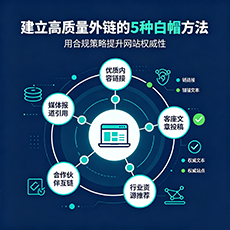 鄂州建站-建立高质量外链的5种白帽方法